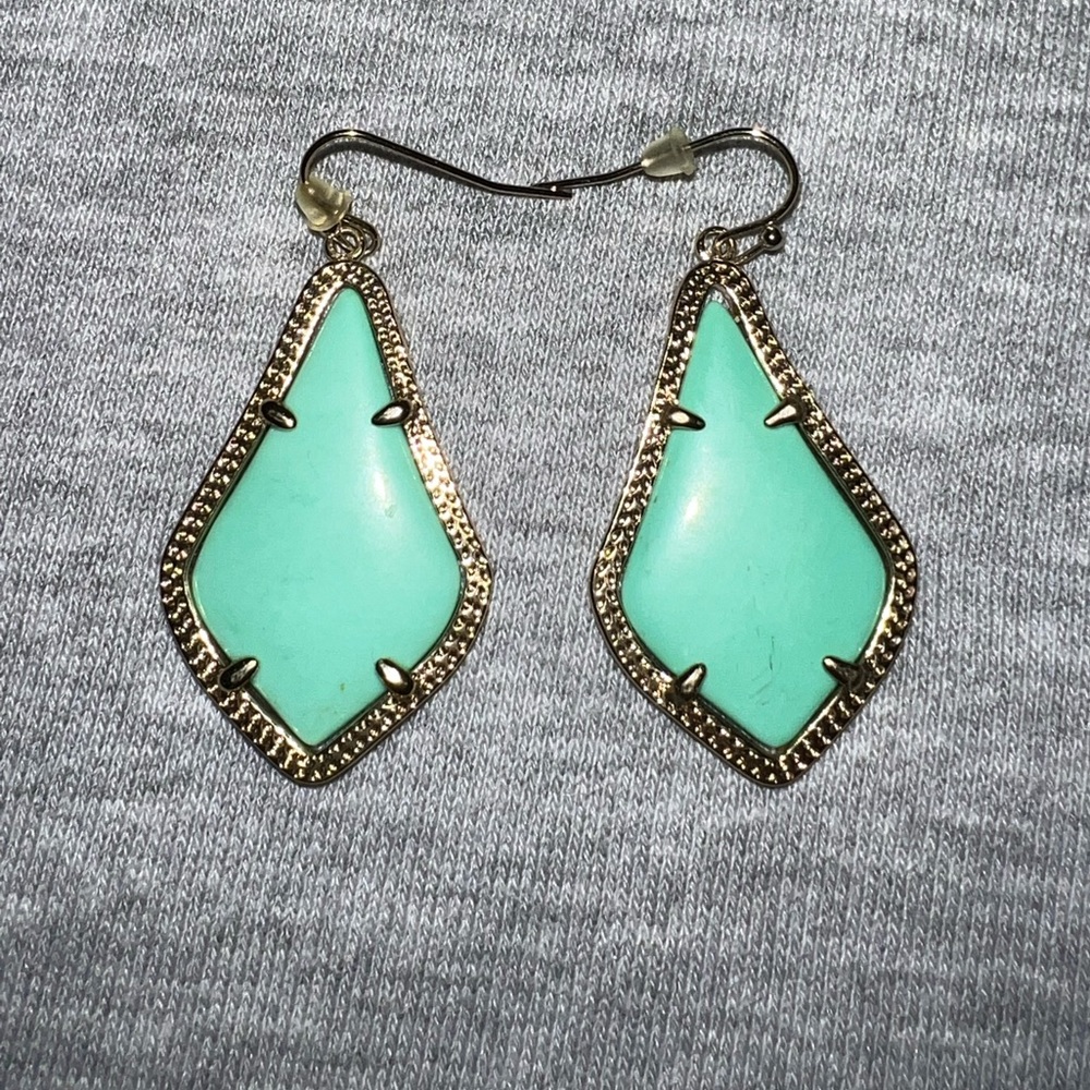 Kendra Scott mint Alex earrings